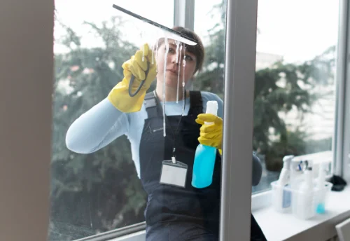Nettoyage de vitres intérieures et extérieures à Saint-Moreil
